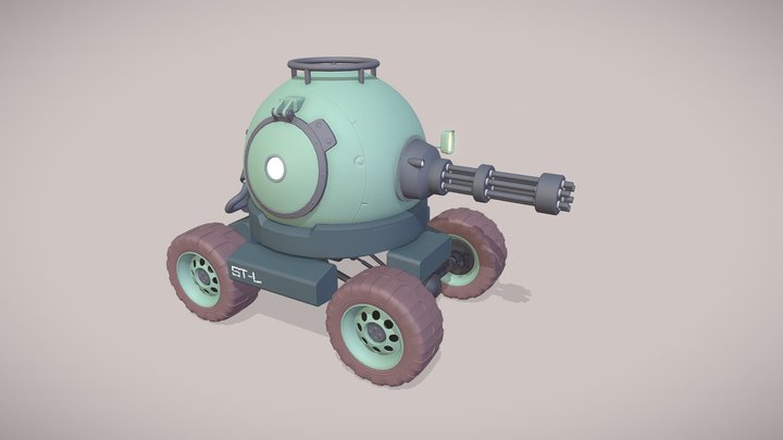 Sphere Tank 3D Model