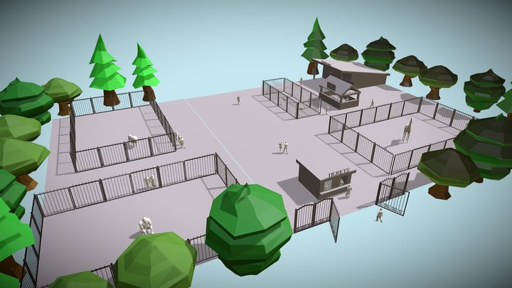 Matthew's Zoo 3D Model