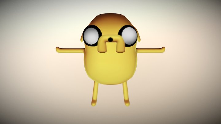 Jake The Dog 3D Model