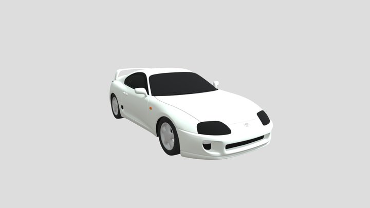 3D TOYOTA SUPRA MK4 - TurboSquid 2120082