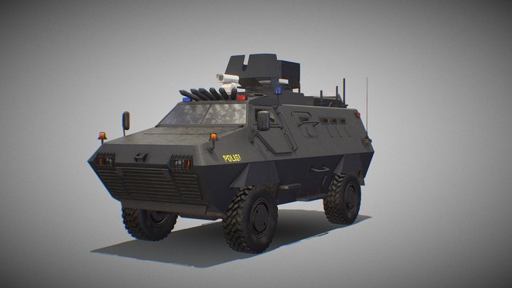 Shinjeong Barracuda 4x4 3D Model