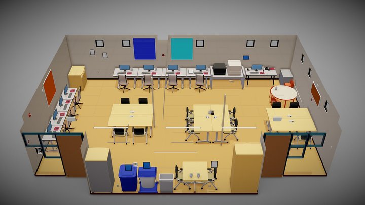 NMSU - Vista Del Monte Computer Lab 3D Model