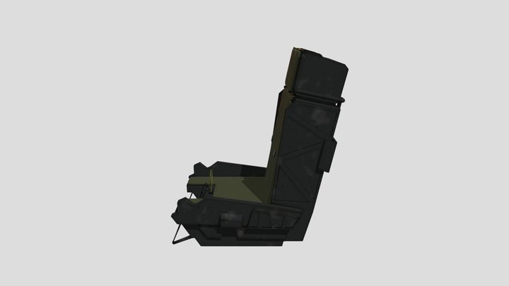 Fighter Jet Ejection Seat 3D Model