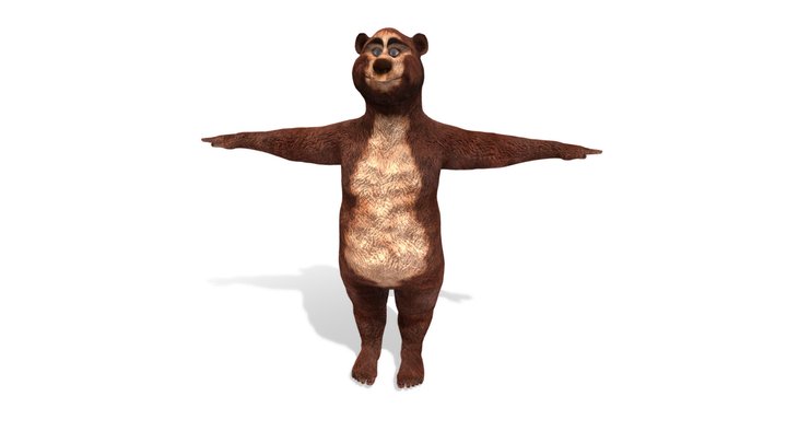 bear ( Rigged & Blendshapes ) 3D Model