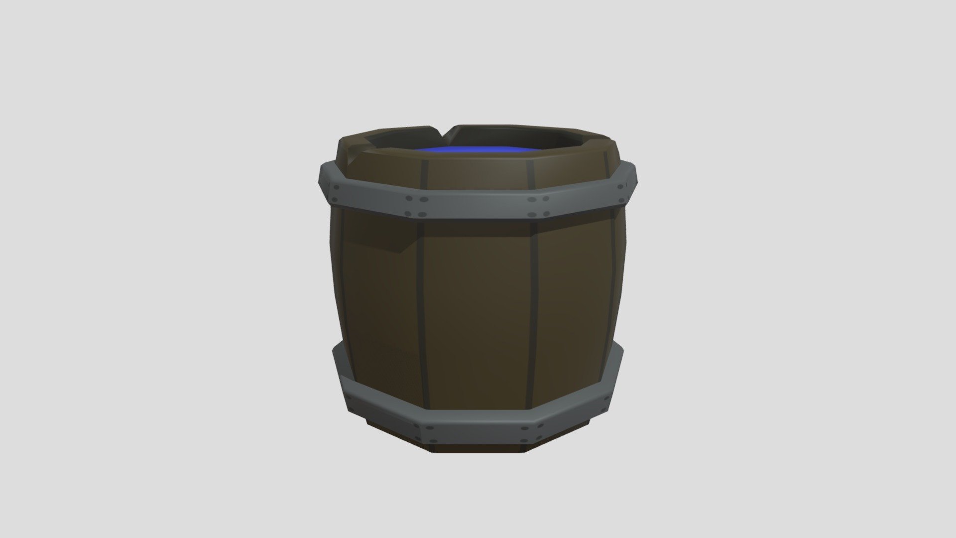 Low Poly Barrel