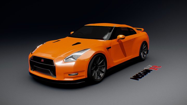 Nissan GT-R (R35) 3D Model