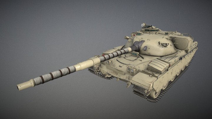 Chieftain Mk3 3D Model