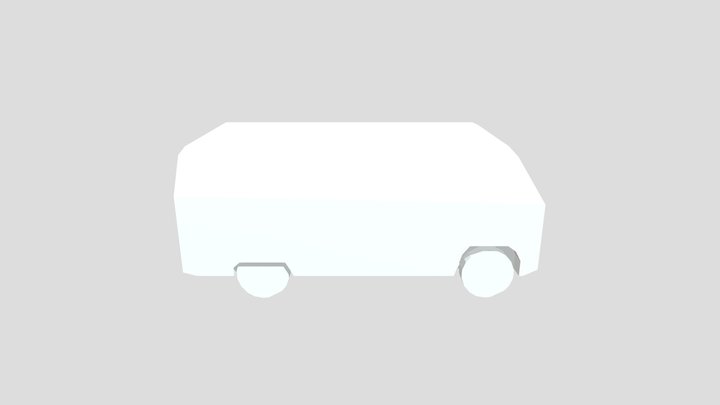 Old van ERAZ Armenia 3D Model