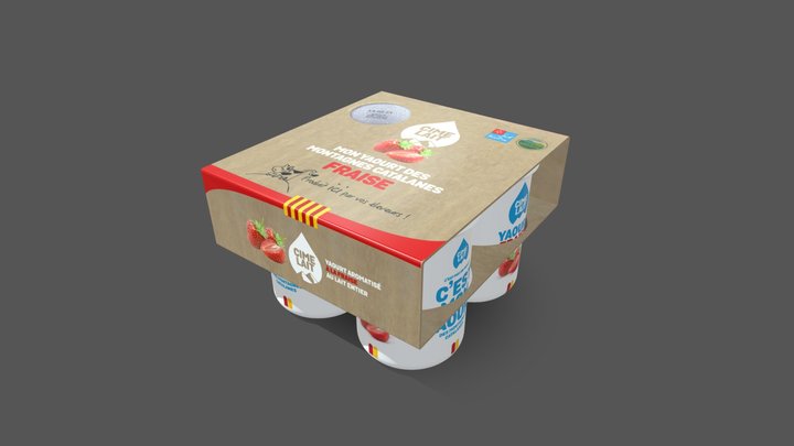Cimelait Version Carton 3D Model