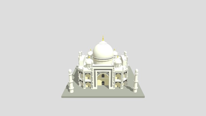 Taj Mahal 3D Model