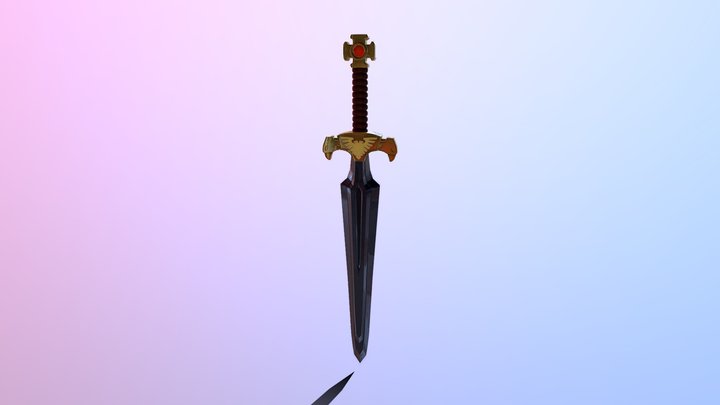 WH40K Custodes Vaultsword 3D Model