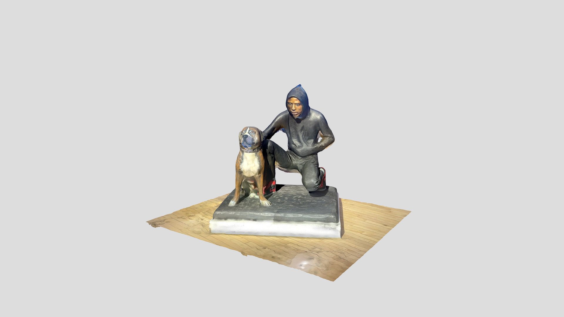 Man with Dog - 3D model by Arthur NY (@ArthurYoung-Spivey) [d7c0c2e ...