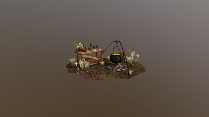 3D1_5_Textured_Props_Fuhrman_Celia 3D Model