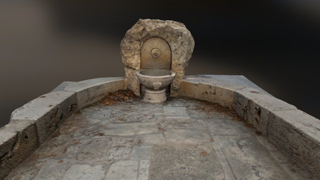 Fuente De Piedra 3D Model