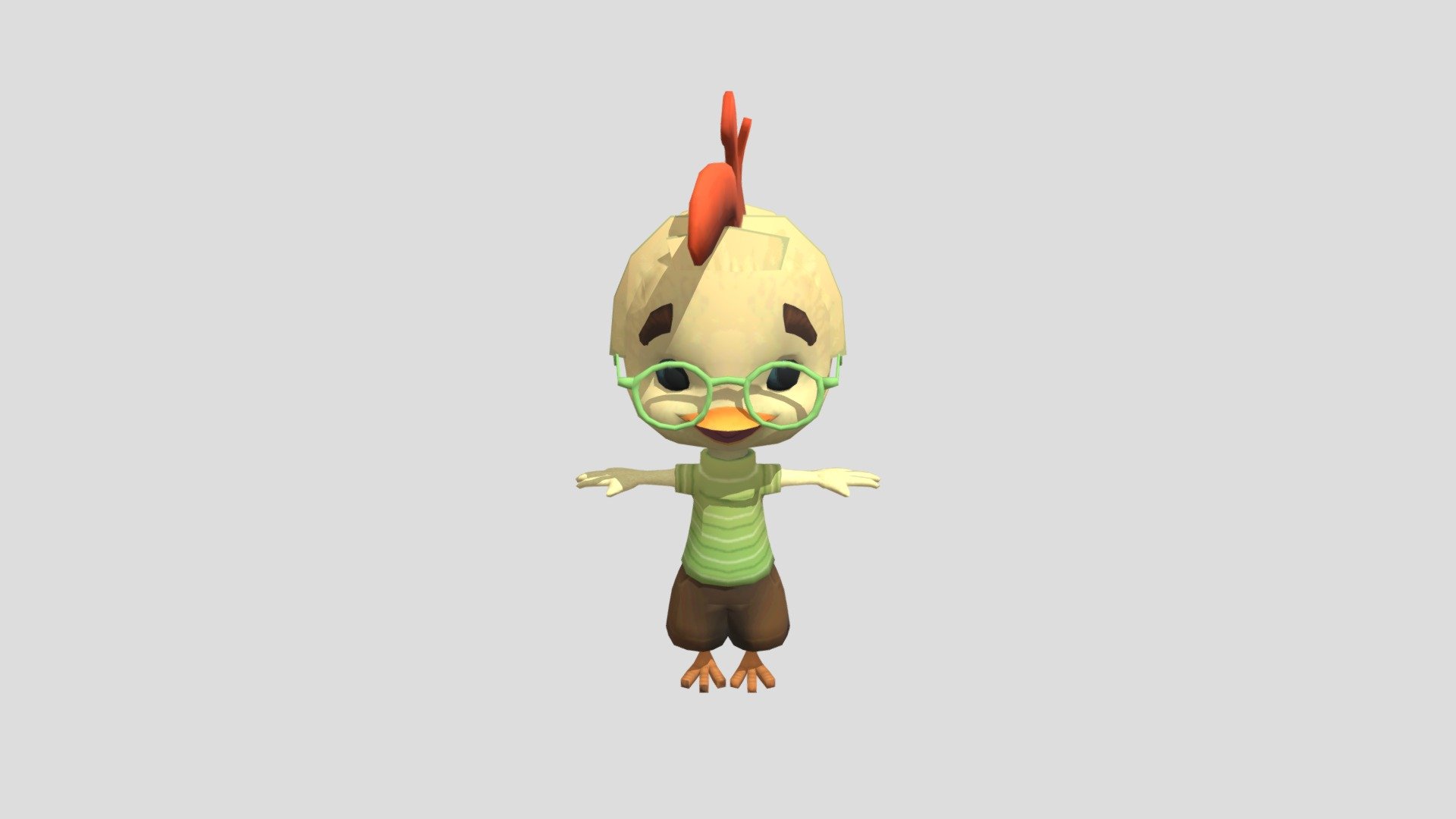 Chicken little gamecube - 3D model by esquilinbuck2 [d7c448d] - Sketchfab