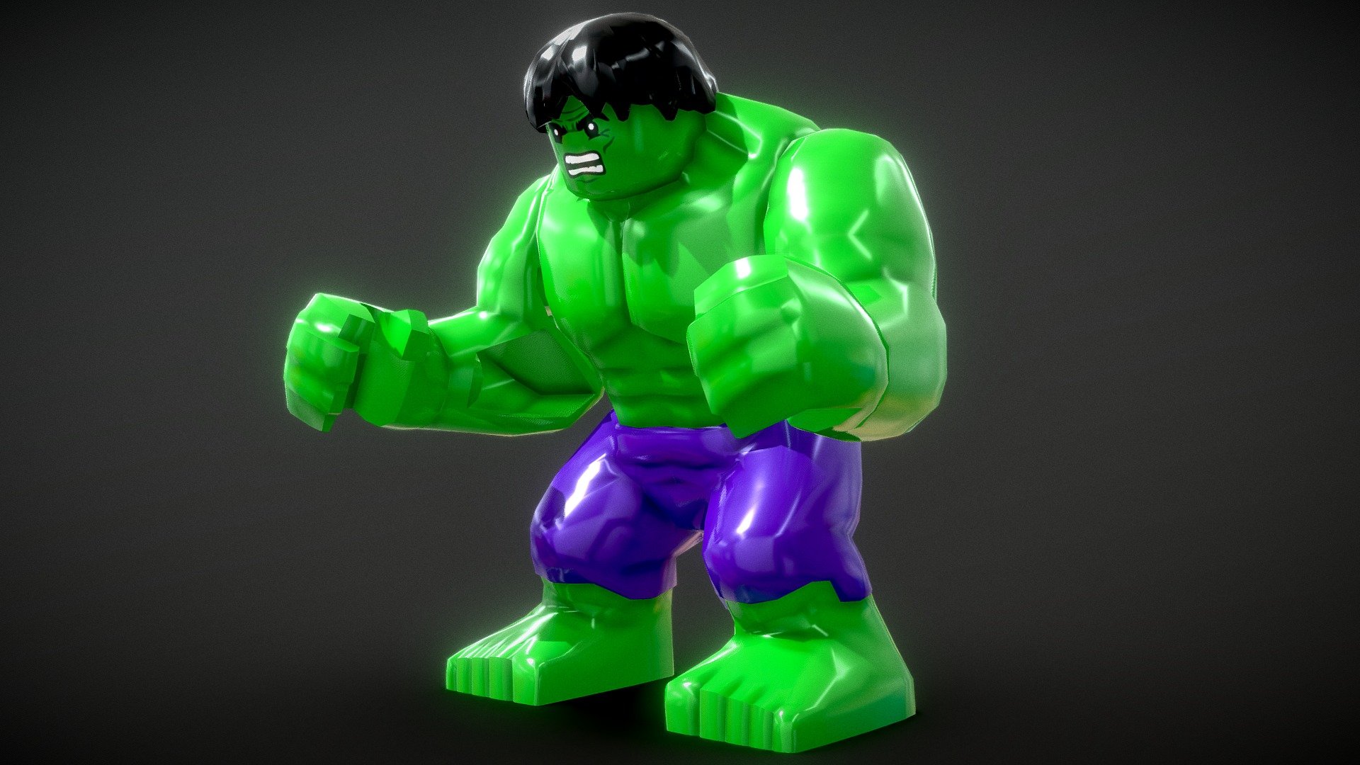 LEGO - Hulk - Buy Royalty Free 3D model by Vincent Yanez (@vinceyanez) .