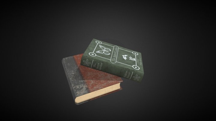 Books 3D Model