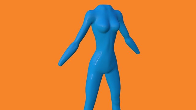 Le perfectionnement: Jeanne inachevée 3D Model