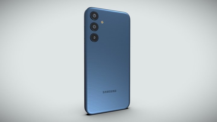 Samsung Galaxy M35 Dark Blue 3D Model