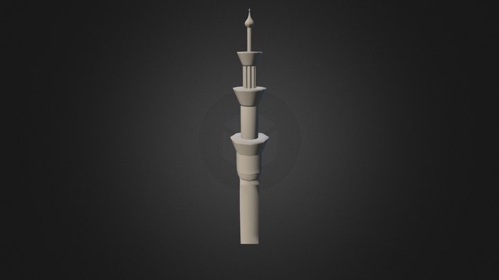 Minaret 3D Model