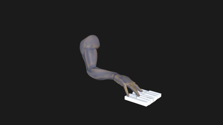 Stylised Arm 3D Model