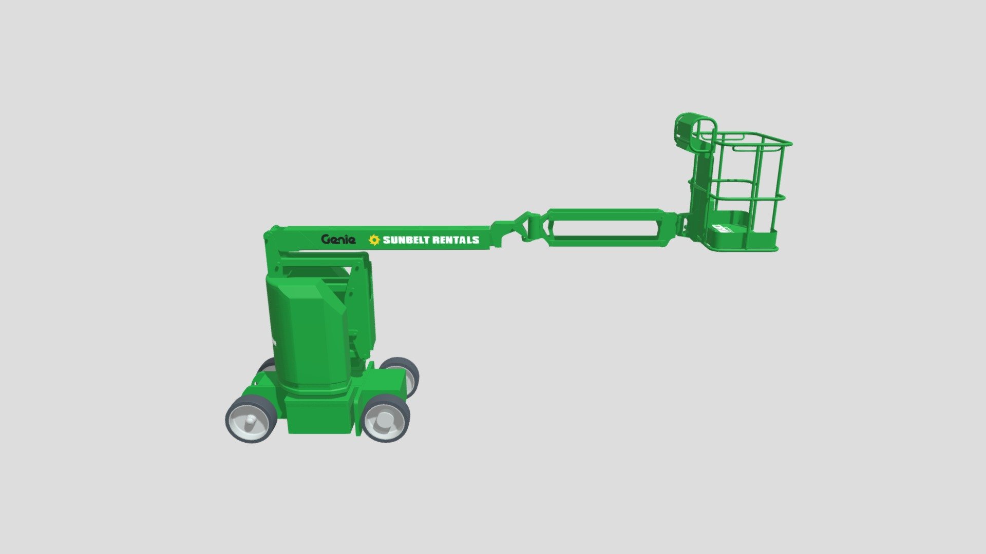 Sunbelt Rentals Articulating Boom Lift Z30NRJ 3D model by bimstore