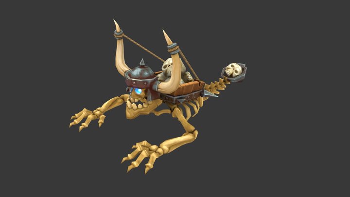 Sceleton Catapult 3D Model