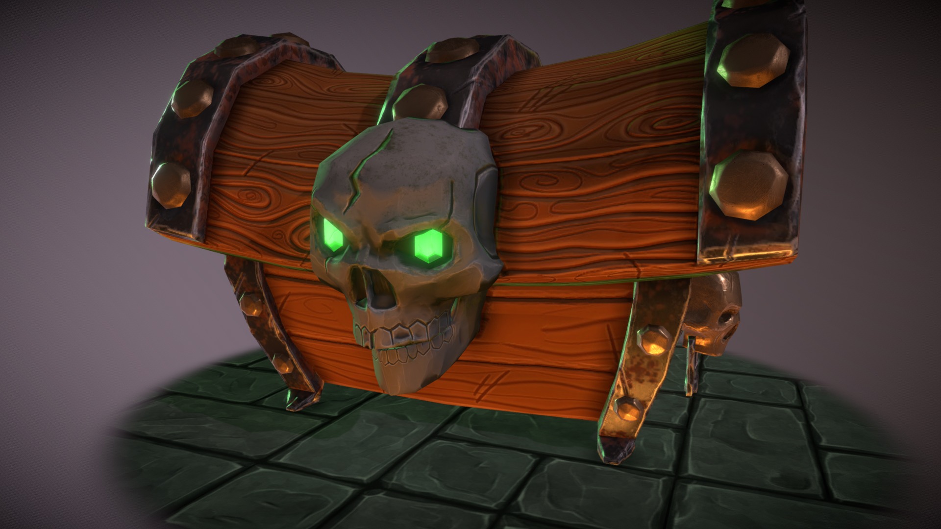 Cursed Treasure Chest 3D model by Frhays [d7c7905] Sketchfab