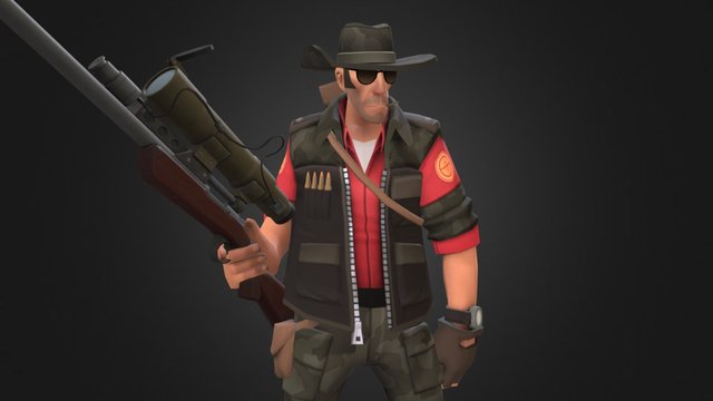 One Merc Army 3D Model