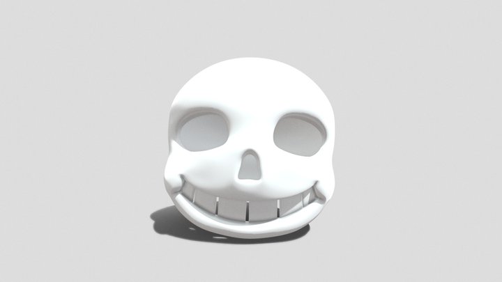 Sans_cut_mouth_and_nose 3D Model