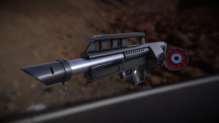 Pancor Jackhammer Mk3A1 3D Model