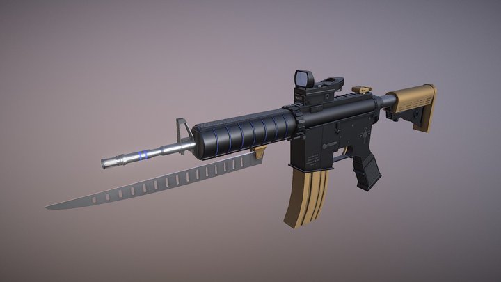 Gun 3D Model