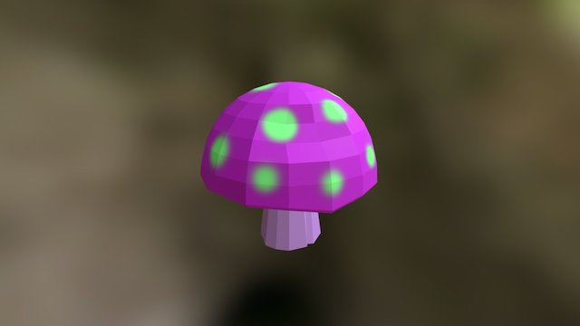 Poisonous Mushroom 3D Model