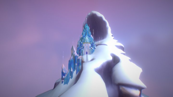 Frozen Castle 3D Model