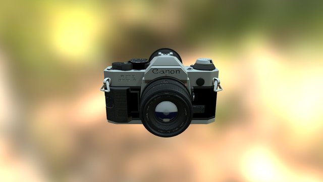 Canon AE-1 3D Model