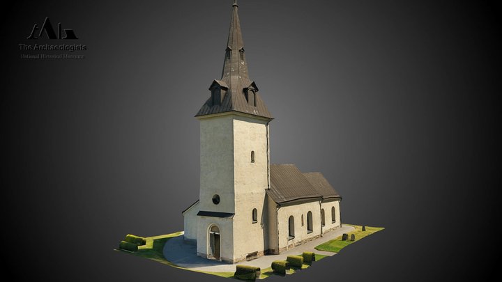 Furingstad Church, Sweden. 3D Model