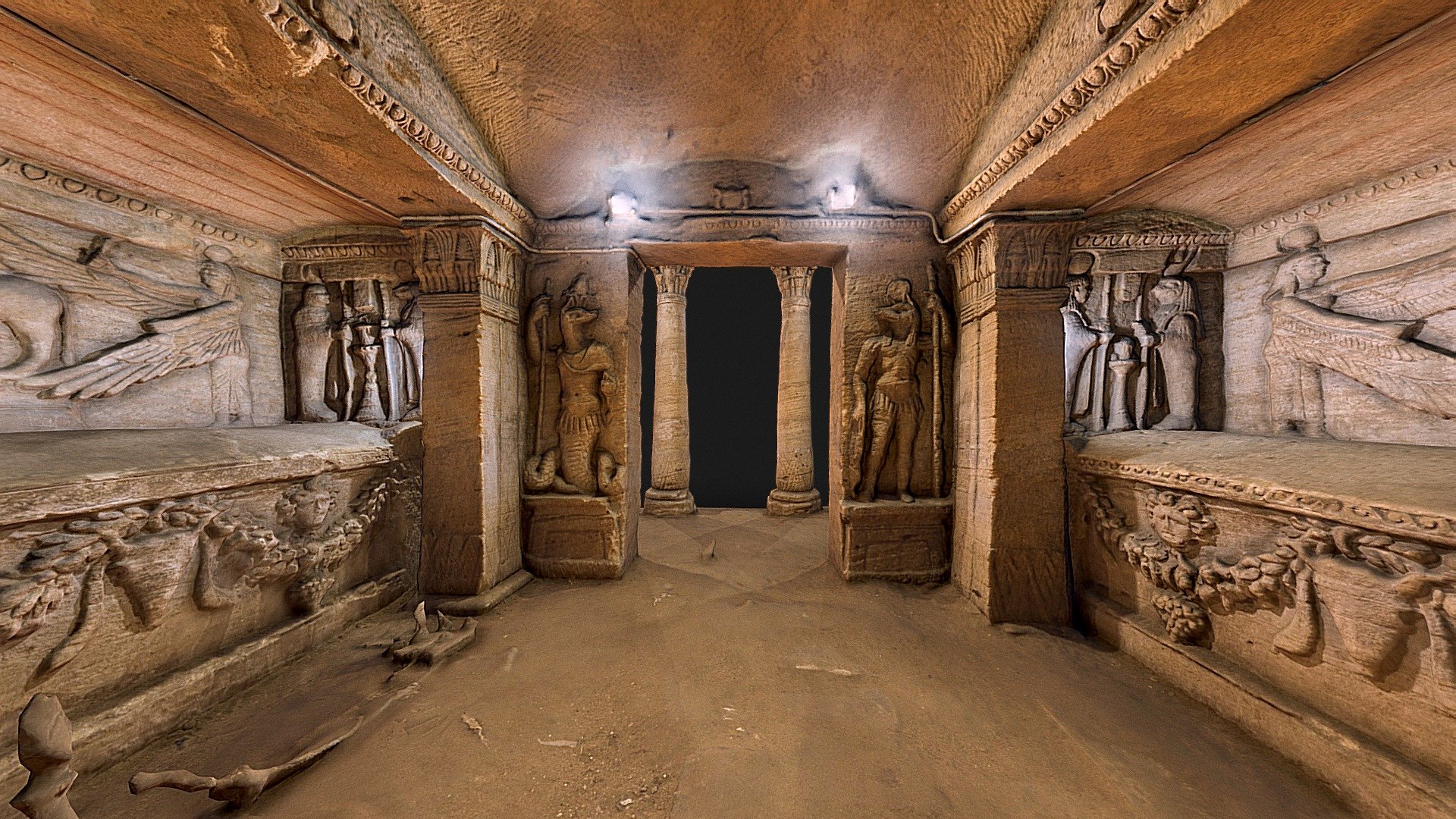 File:Catacombs Kom al Shugafa 5.jpg - Wikimedia Commons