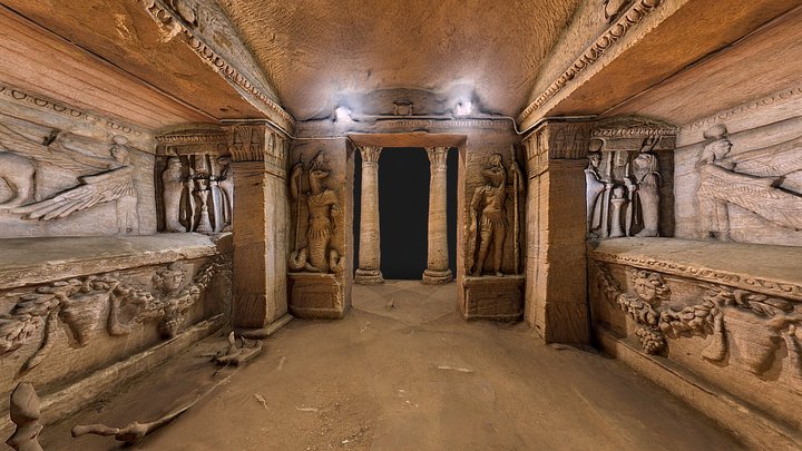Catacombs of Kom El Shoqafa 3D Model