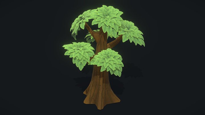 Stylized Tree 1 3D Model