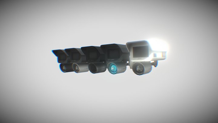 Camera Flex Pack (Rigged) 3D Model