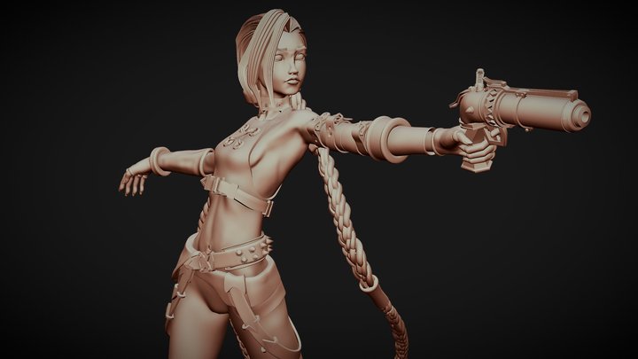 Jinx  Arcane 3d print 3D Model
