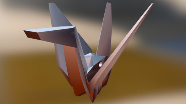 3d Printable Origami Crane