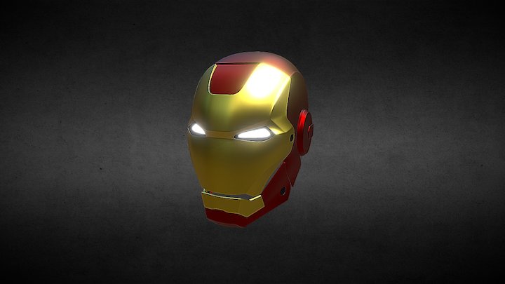 Iron Man Final Helm 3D Model