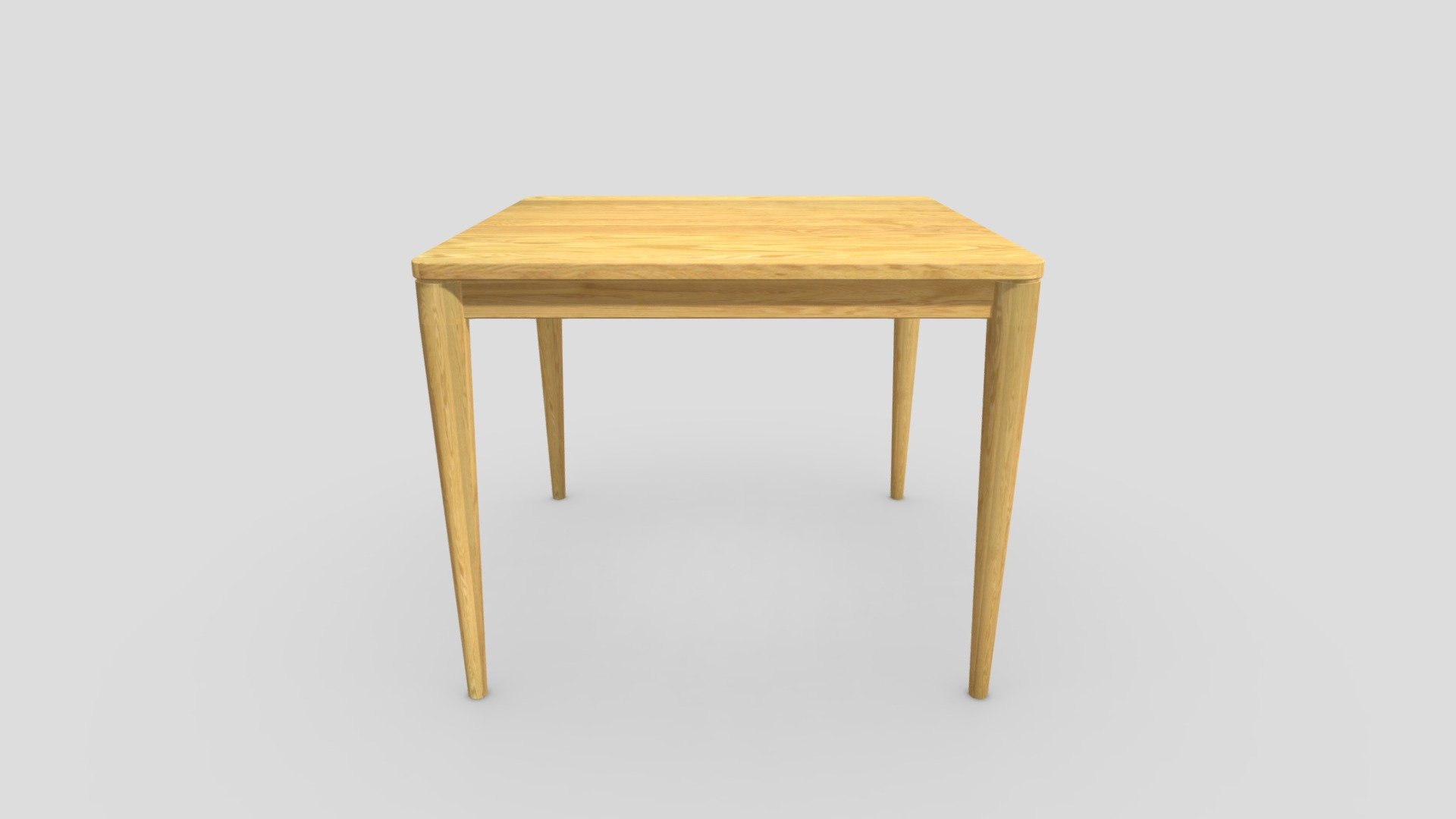 Leaves 90スクエアテーブル C脚 OAK