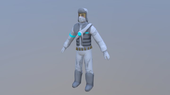 Future Russian Sniper Concept iteration 2 3D Model
