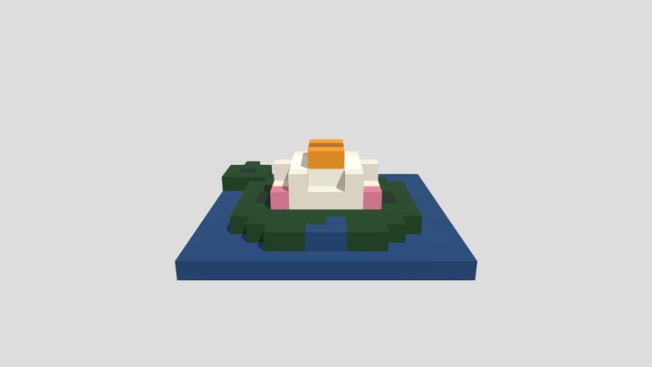 African Water Lily - Voxel 32x32 – Modèle 3D gratuit STL