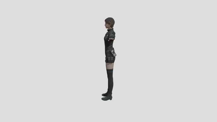 RE0 Rebecca Team Wesker Outfit obj 3D Model