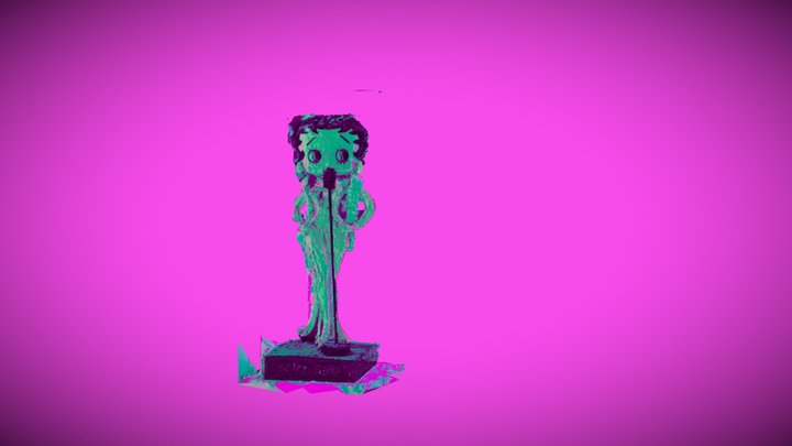 Betty Boop Test 3D Model