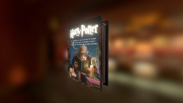Harry Potter Book 3D Model