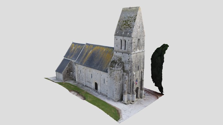 Eglise Saint-Clément - Osmanville 3D Model